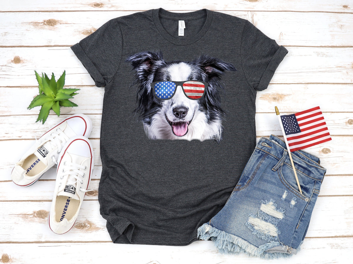 Border Collie USA Flag TShirt Funny Sheltie Dog July 4th American Flag Tank Top Fourth of July Hoodie Sweatshirt Long Sleeve Gift Hoodie – Easygoing Wear · Trending Graphic Apparel