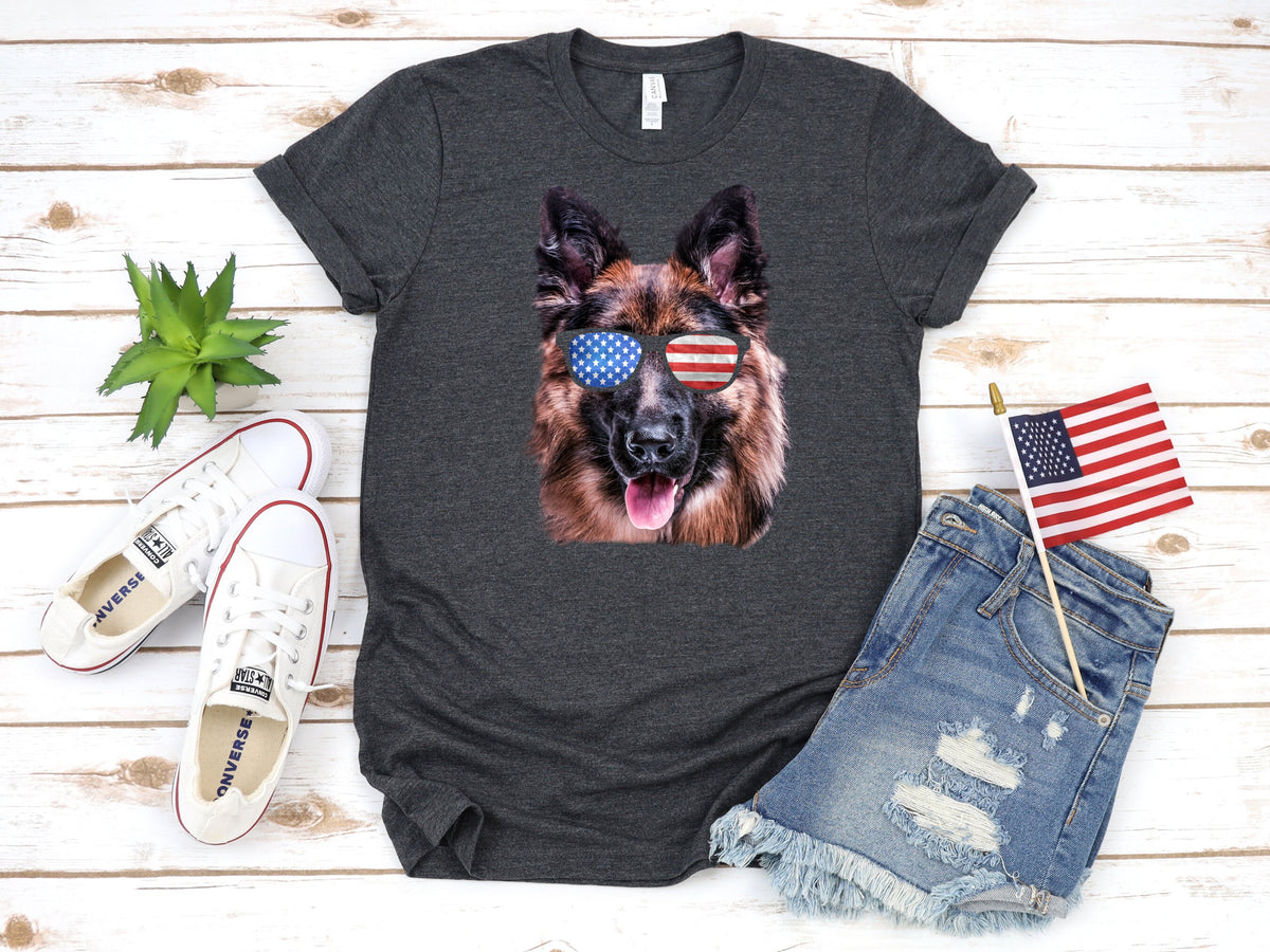 German Shepherd USA Flag TShirt Funny Dog July 4th American Flag Tank Top Fourth of July Hoodie Sweatshirt Long Sleeve Gift Hoodie – Easygoing Wear · Trending Graphic Apparel