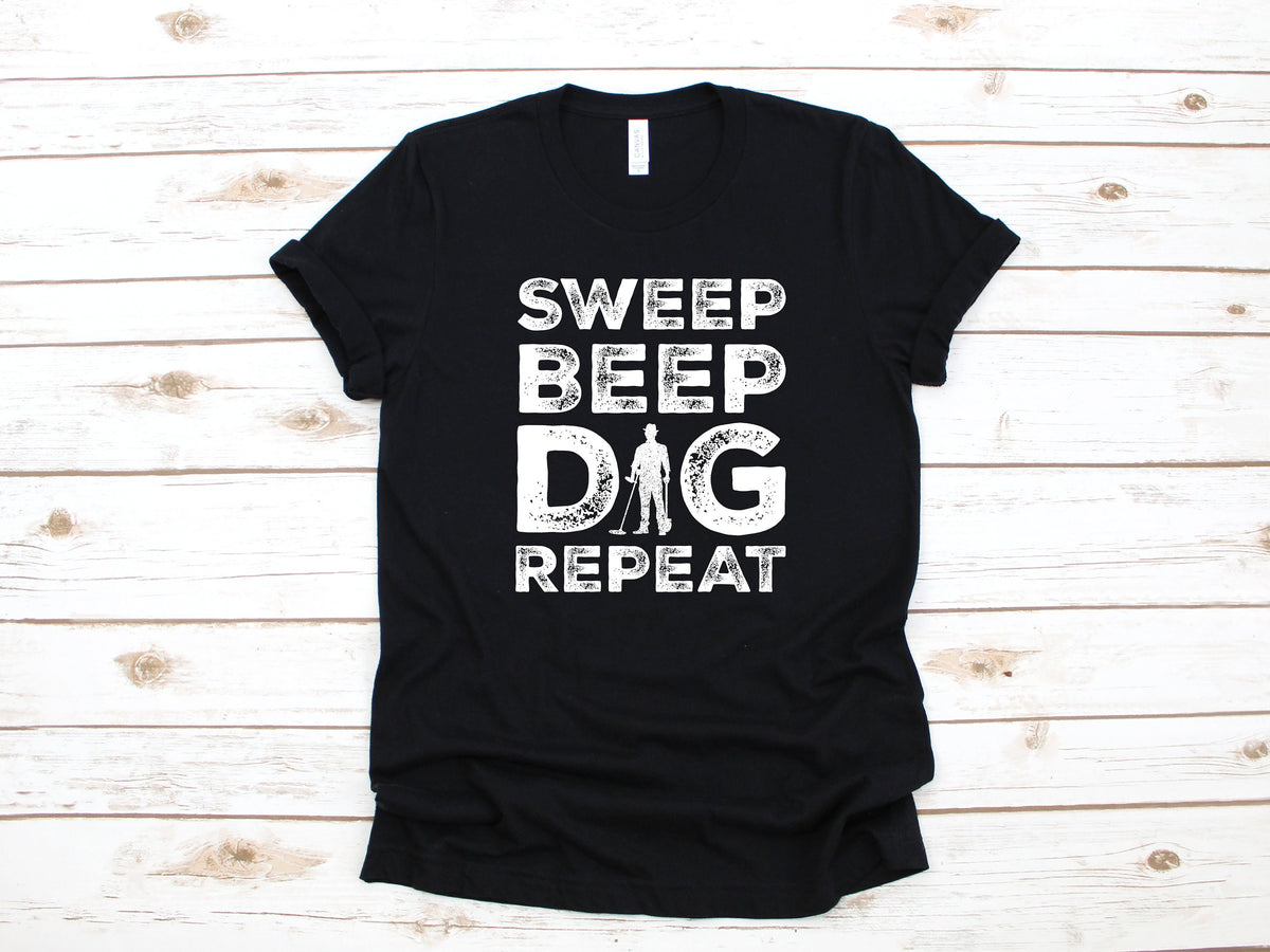 Metal Detecting Sweep Beep Dig TShirt Funny Beachcombing Tank Top Hoodie Sweatshirt Long Sleeve Child Hoodie Apparel Gift Hoodie – Aesthetic Look · Trending Graphic Apparel