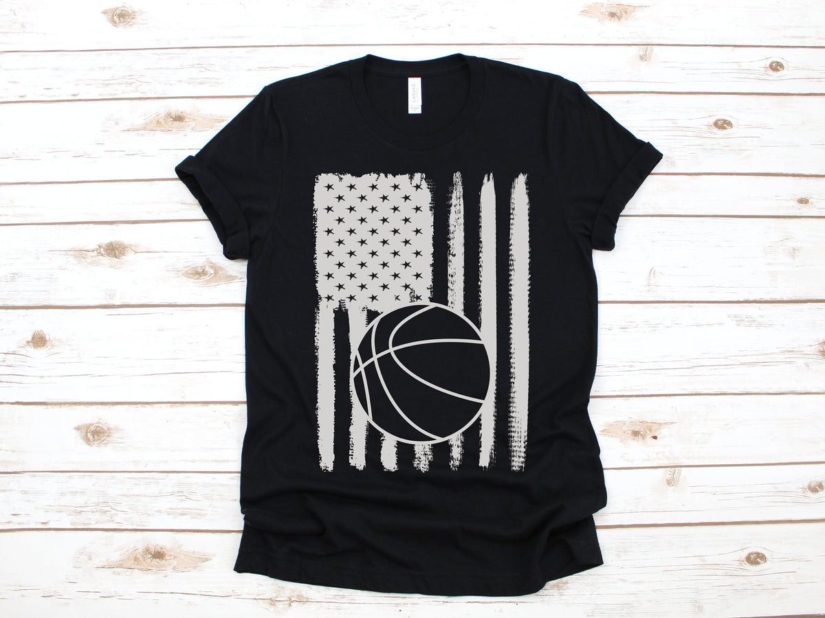 Basketball American Flag Shirt USA Basketball TShirt Tank Top Hoodie Sweatshirt Long Sleeve Apparel Gift Hoodie – Warm & Stylish · Top Pick For Any Outfit