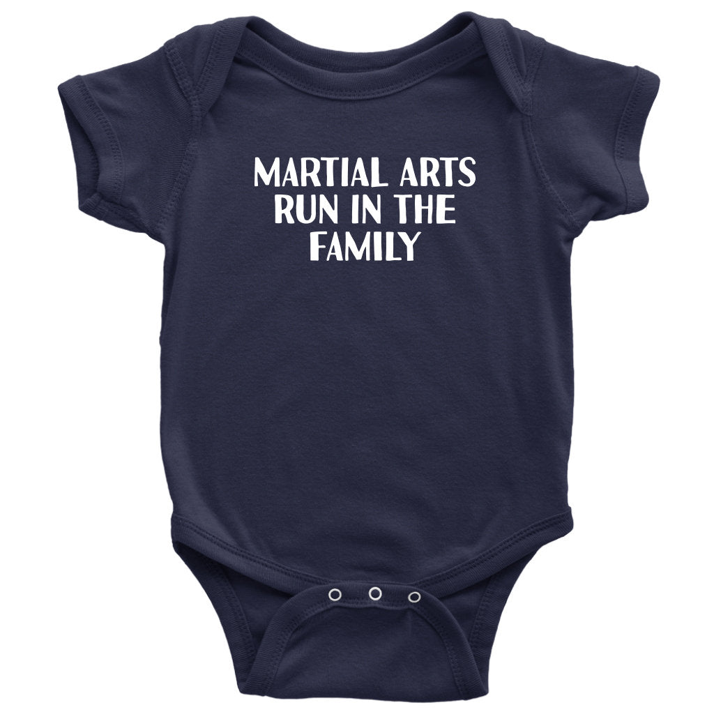 Martial Arts Baby Bodysuit Karate Baby Onepiece Martial Arts Run In The Family Baby Shower Gift Many Sizes And Colors Graphic Tee – Bold Style · Trending Graphic Apparel