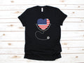 Nurse American Flag Stethoscope Shirt USA 4th July Nursing Hoodie Sweatshirt Long Sleeve Nursing Student Graduation Apparel Gift Hoodie – Fan Favorite · Trending Graphic Apparel