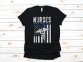 Nurses Back The Blue Shirt Nurse Police Thin Blue Line TShirt Hoodie Sweatshirt Long Sleeve Nursing Apparel Gift Hoodie – Soft Feel · Top Pick For Any Outfit