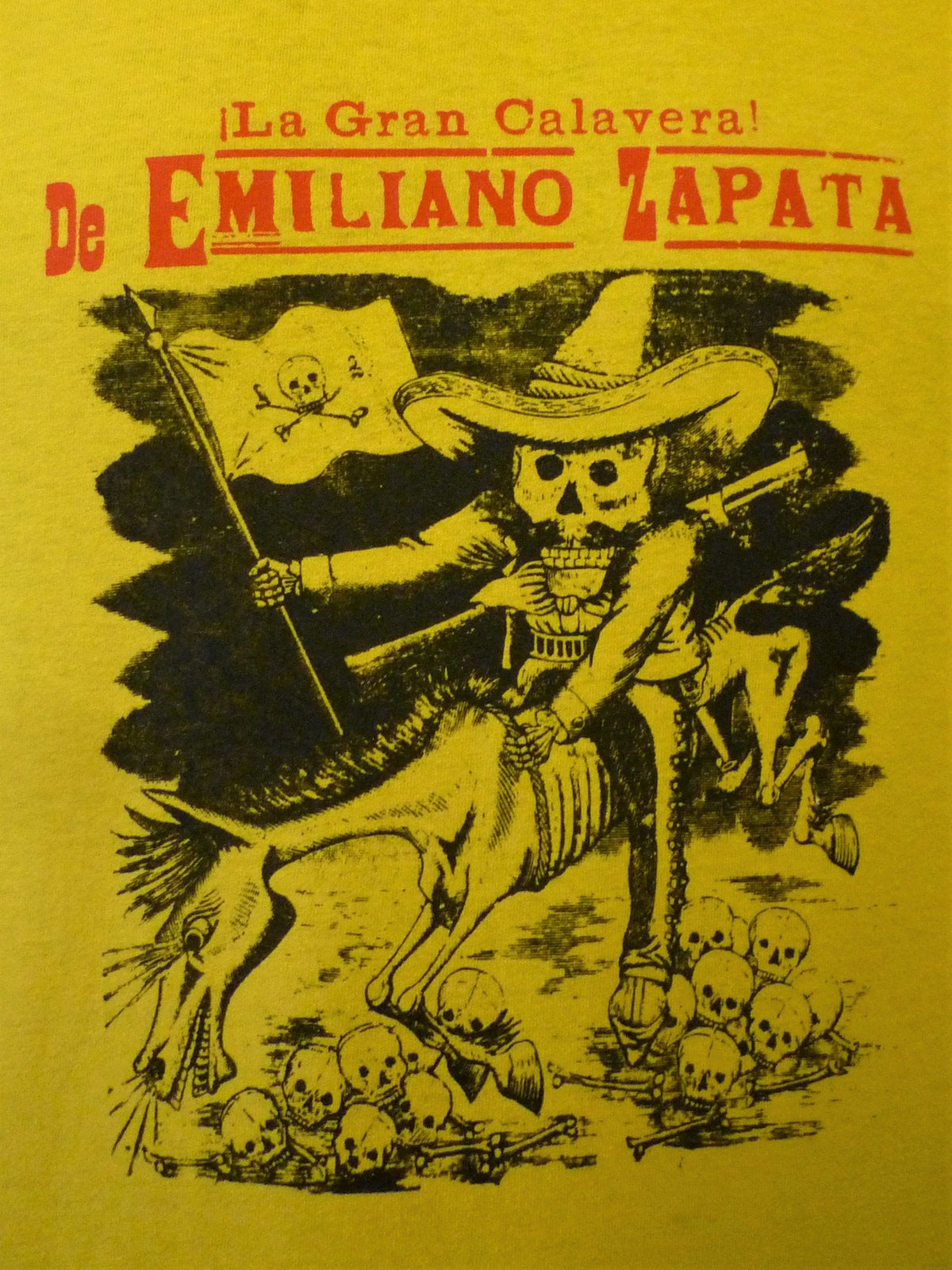 ZAPATA CALAVERA Posada skull t shirt Graphic Tee – Feel-Good Design · Great Gift For Fans