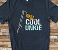 Reel Cool Unkie Shirt Tshirt Uncle Gift from Niece Nephew Birthday Christmas Fathers Day Gifts for Uncle Graphic Tee – Aesthetic Look · Must-Have Style
