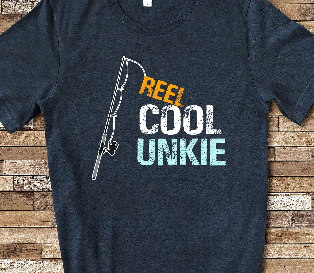 Reel Cool Unkie Shirt Tshirt Uncle Gift from Niece Nephew Birthday Christmas Fathers Day Gifts for Uncle Graphic Tee – Aesthetic Look · Must-Have Style