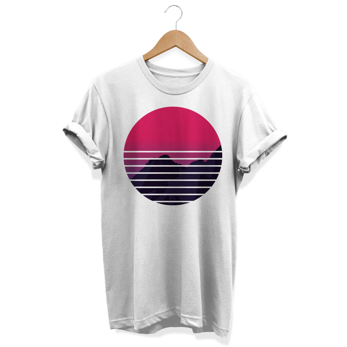 Minimalist Retro Sunset T shirt Vaporwave Aesthetic Graphic Tee Synthwave Clothing Retrowave Clothing Lo Fi Style Gifts Graphic Tee – Premium Graphic · Perfect For Daily Wear