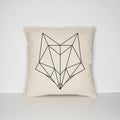 Geometric Fox Head Pillow Case Geometric Wild Animal Art Cushion Cover Graphic Tee – Bold Style · Top Pick For Any Outfit