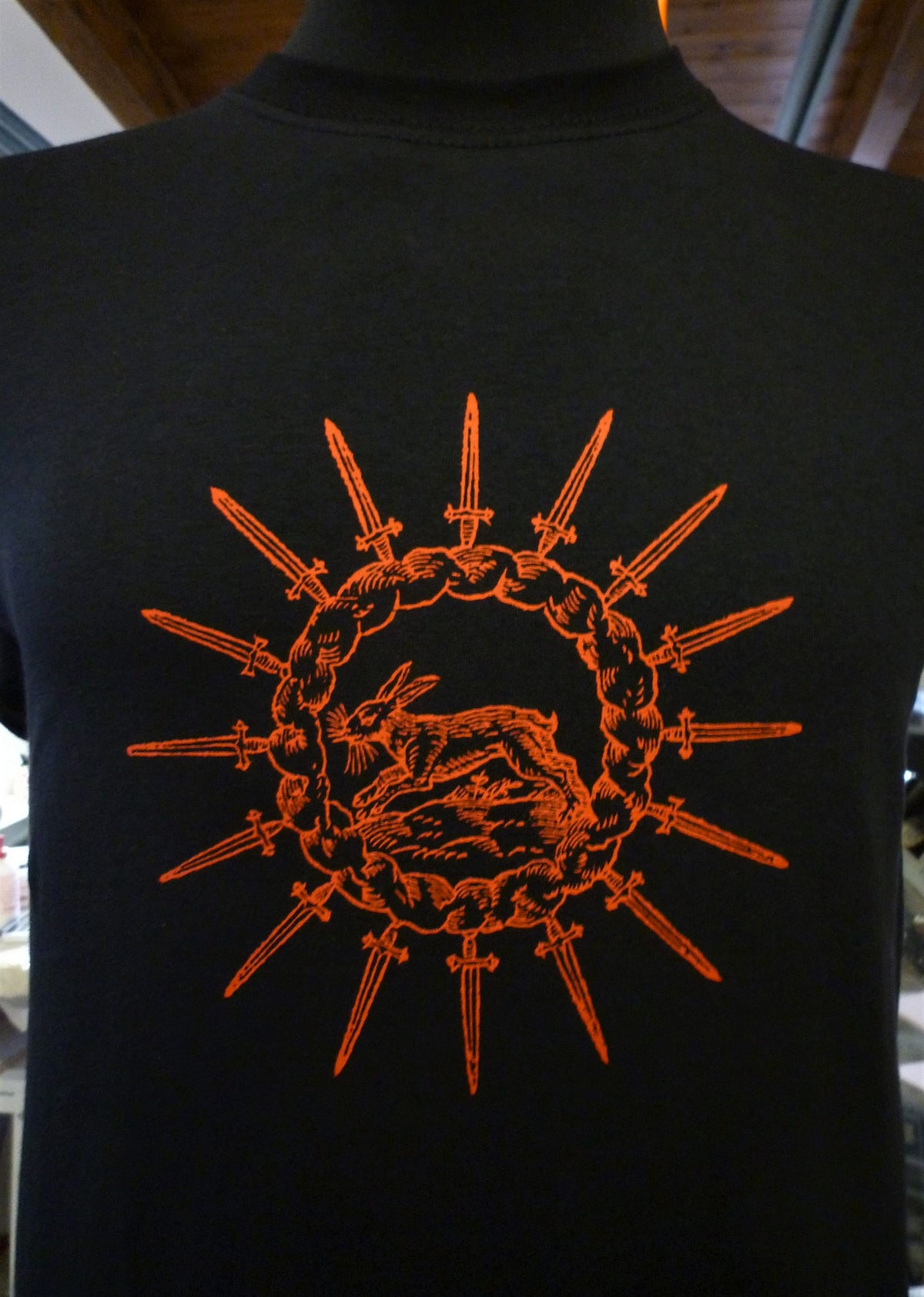 Hare t shirt magic rabbit medieval french emblema Graphic Tee – Warm & Stylish · Must-Have Style