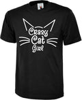 Girls Cat T Shirt Kids Childs Funny Crazy Cat T Shirt Design Girl Gift TShirt Tee Cat Lover Present Graphic Tee – Warm & Stylish · Must-Have Style