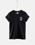 Pineapple T Shirt Cute Summer TShirt Pine Apple Left Chest Print TShirt Graphic Tee – Warm & Stylish · Perfect For Daily Wear