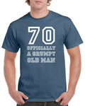 Men39s 70th Birthday Gift TShirts 1953 Grumpy Man Funny Cotton Tee 70 Years Old Graphic Tee – Aesthetic Look · High-Quality Print