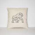 Geometric Gorilla Pillow Case Geometric Ape Animal Art Cushion Cover Graphic Tee – Aesthetic Look · Perfect For Daily Wear