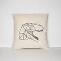 Geometric Dinosaur Pillow Case Geometric TRex Tyrannosaurus Rex Print Cushion Cover Graphic Tee – Soft Feel · Top Pick For Any Outfit