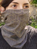 Rave Bandana Morcels Gradient Grey Rave Mask Bandana Tube Scarf Washable Face Mask Festival Mask Burning Man Mask Graphic Tee – Premium Graphic · Must-Have Style