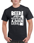Birthday Gifts For Dad Men Birthday Gift For Dad Beer Is Always A Good Idea Dad Birthday T Shirt Fathers Day Present Graphic Tee – Fan Favorite · Must-Have Style