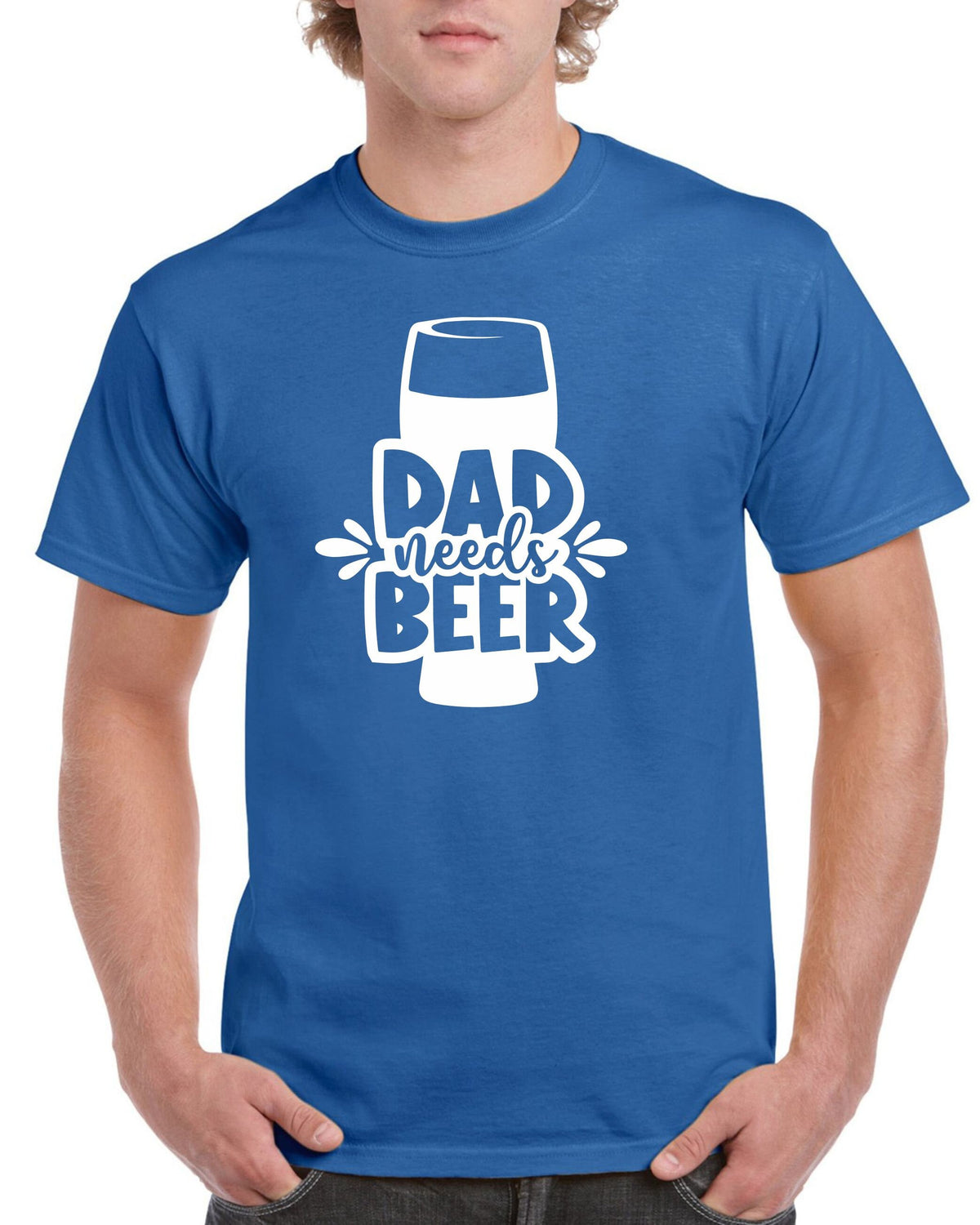 Fathers Day Gifts For Dad Men Birthday Gift For Dad Needs Beer Dad Birthday T Shirt Fathers Day Present Graphic Tee – Easygoing Wear · Must-Have Style