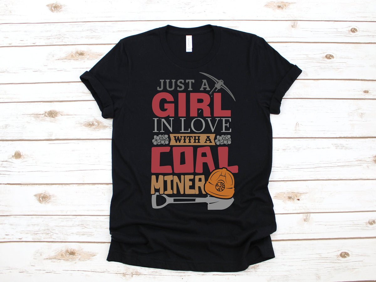 Coal Miner Spouse Shirt Coal Wife Girlfriend Daughter TShirt Girl In Love With Coal Miner Long Sleeve Sweatshirt Hoodie Tank Top Gift Hoodie – Warm & Stylish · Top Pick For Any Outfit
