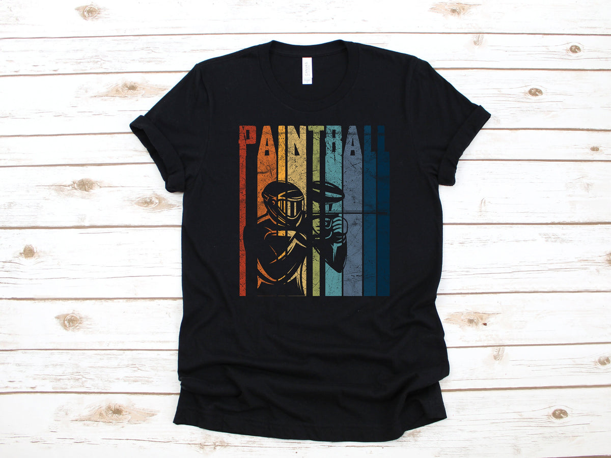 Retro Paintball Shirt Funny Paintball Gun TShirt Paintball Team Long Sleeve Sweatshirt Hoodie Tank Top Hoodie – Everyday Comfort · Perfect For Daily Wear