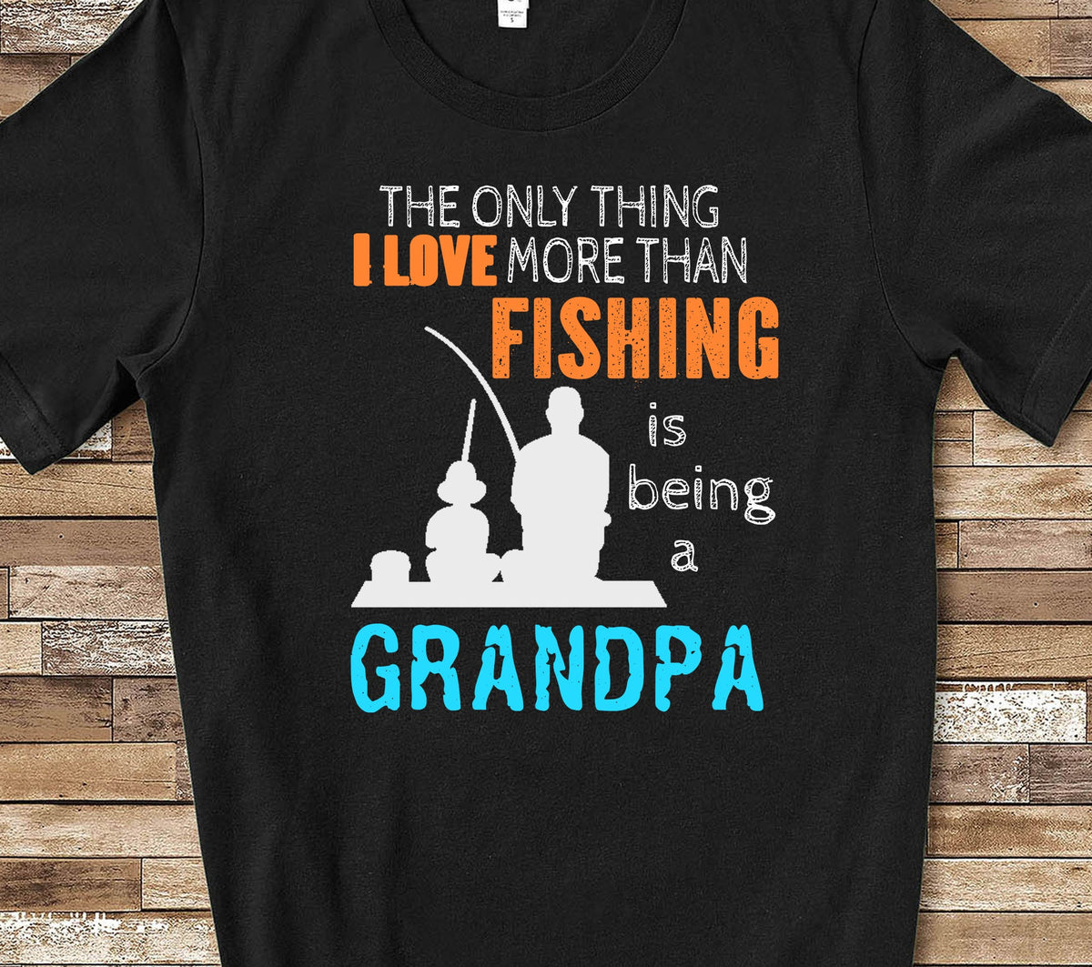 Love More Than Fishing Grandpa Tshirt Long Sleeve Shirt Sweatshirt or Tank Top Special Grandfather Father39s Day Christmas Birthday Gift Sweatshirt – Bold Style · Top Pick For Any Outfit