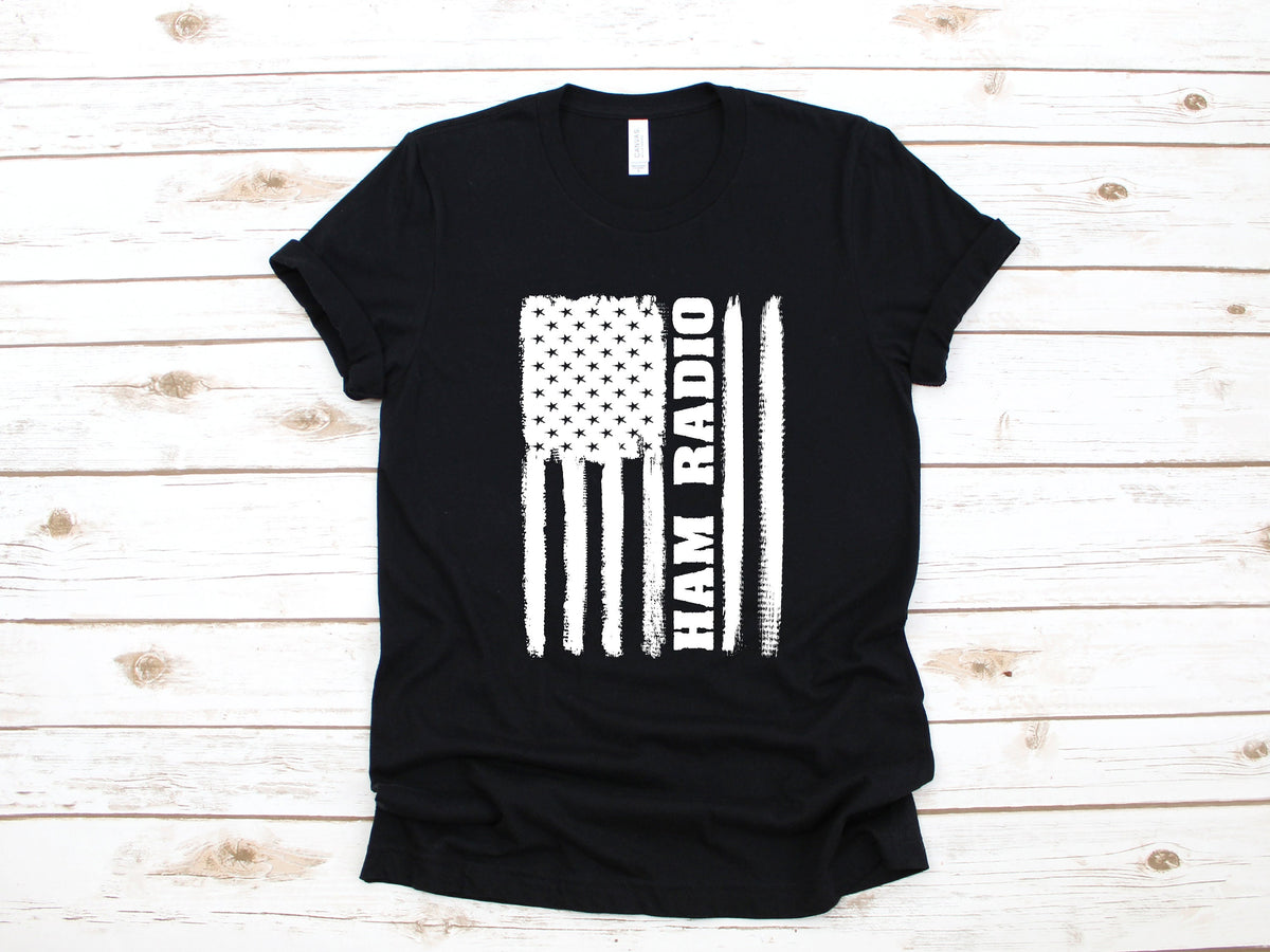 Ham Radio Operator American Flag Shirt USA TShirt Gifts For Radio Operators Tank Top Hoodie Sweatshirt Long Sleeve Apparel Gift Hoodie – Aesthetic Look · Must-Have Style