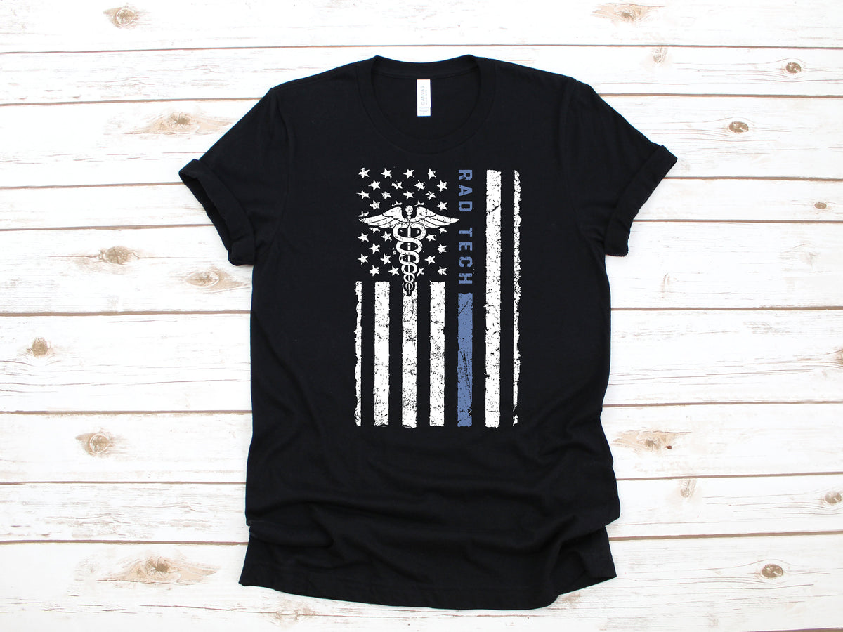 Rad Tech American Flag Shirt USA Radiology XRay Radiologist TShirt Tank Top Hoodie Sweatshirt Long Sleeve Apparel Gift Hoodie – Cozy Vibes · High-Quality Print