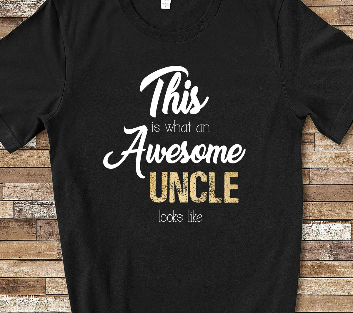 Awesome Uncle Shirt Uncle Gift from Niece or Nephew Unique Birthday Father39s Day or Christmas Gifts for Brother Uncle Graphic Tee – Easygoing Wear · Great Gift For Fans