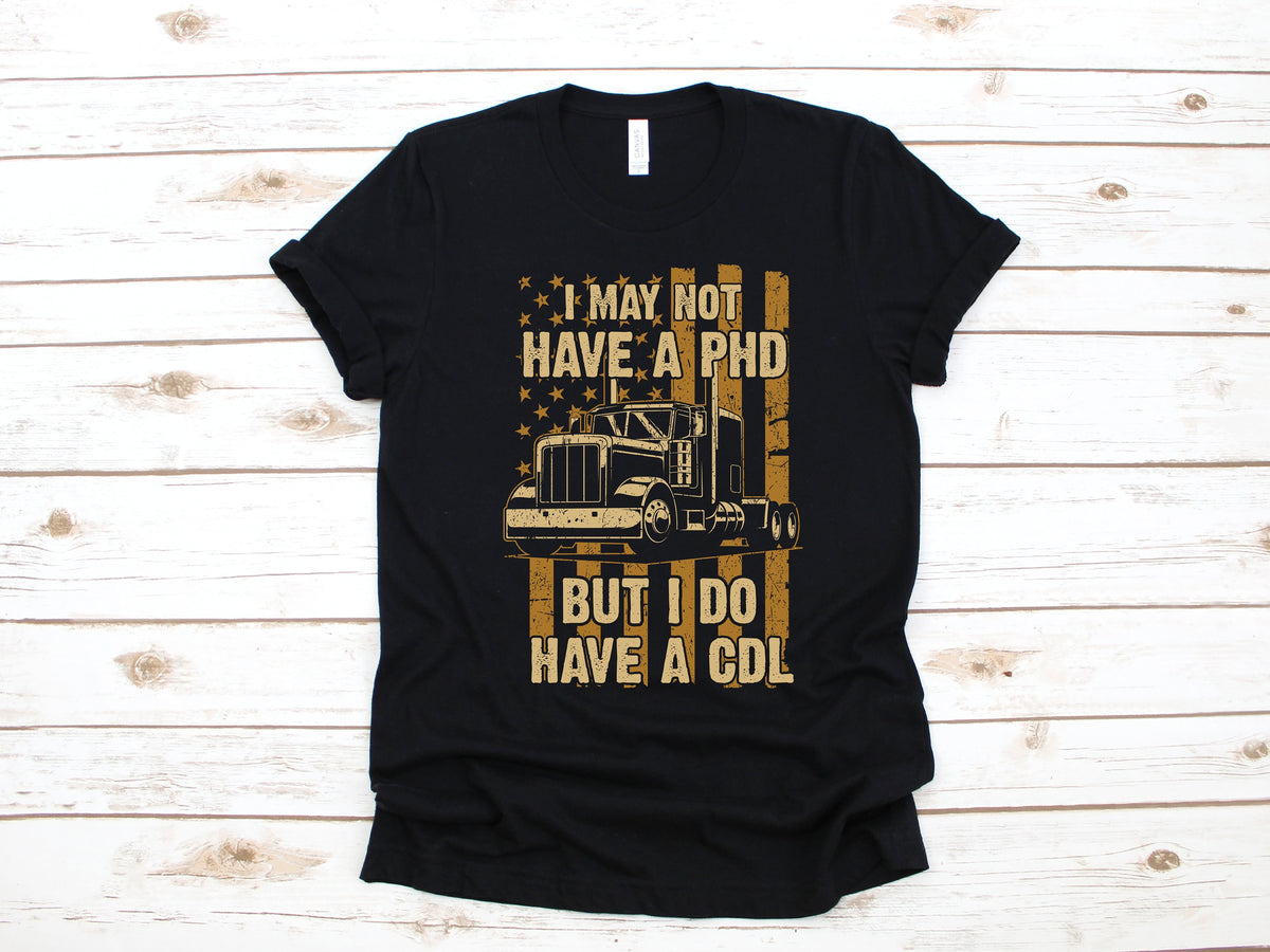 Funny CDL Truck Driver TShirt Gifts for Truckers Semi Truck Driving Gift Fathers Day Tank Top Hoodie Sweatshirt Long Sleeve Hoodie Hoodie – Aesthetic Look · High-Quality Print