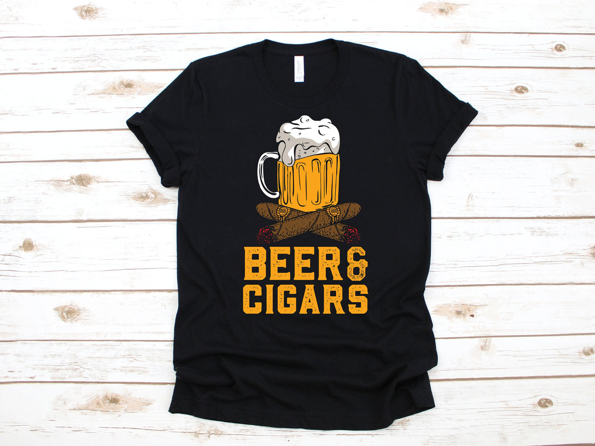 Beer and Cigars TShirt Funny Craft Brewery Hoodie Gifts for Cigar Smokers Long Sleeve Tank Top Sweatshirt Hoodie – Bold Style · Perfect For Daily Wear