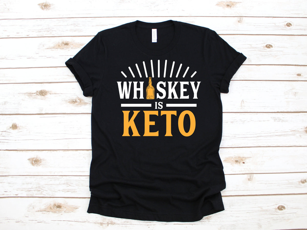 Whiskey Is Keto Shirt Funny Whiskey TShirt Whisky Long Sleeve Sweatshirt Hoodie Tank Top Hoodie – Fan Favorite · Top Pick For Any Outfit