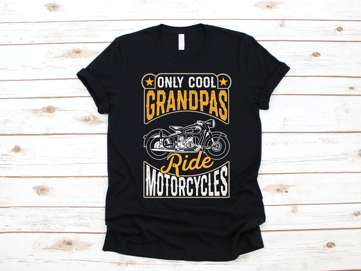 Funny Motorcycle Grandpa Shirt Fathers Day Motorcycling Biker Gift Long Sleeve Sweatshirt Hoodie Tank Top Gifts Hoodie – Bold Style · Must-Have Style