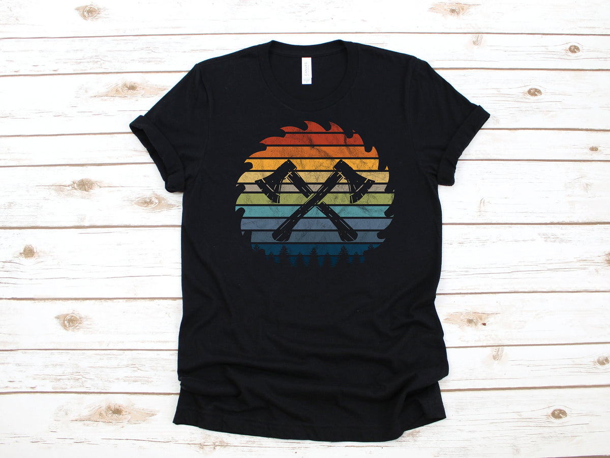 Retro Axe TShirt Lumberjack Gift Axe Throwing Ax Tank Top Axe Thrower Hoodie Hoodie Long Sleeve Apparel Gift Hoodie – Aesthetic Look · Trending Graphic Apparel