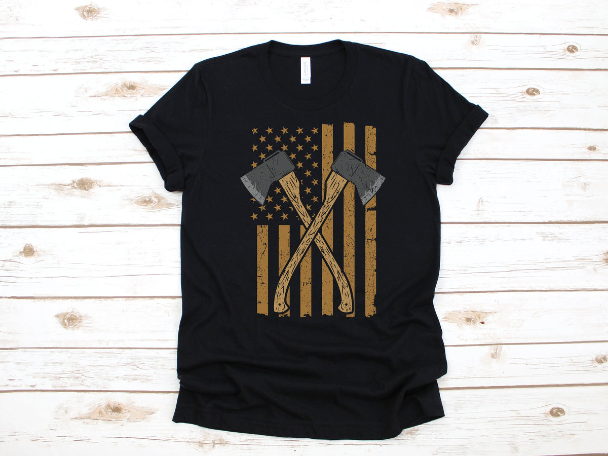 Axe American Flag USA TShirt Lumberjack Gift July 4th Axe Throwing Tank Top Axe Thrower Hoodie Hoodie Long Sleeve Apparel Gift Hoodie – Fan Favorite · High-Quality Print