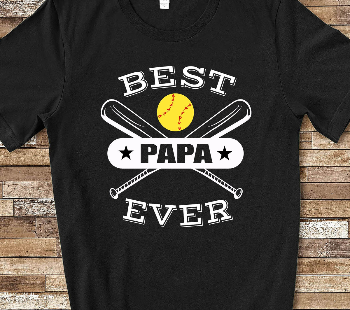 Best Softball Papa Ever Shirt for Grandpa Great for Father39s Day Birthday or Christmas Gift for Grandfather Graphic Tee – Cozy Vibes · Trending Graphic Apparel