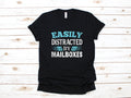 Funny Postal Worker Shirt Distracted By Mailboxes Post Office TShirt Postman Long Sleeve Sweatshirt Hoodie Tank Top Hoodie – Aesthetic Look · Perfect For Daily Wear