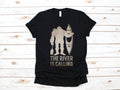 Bigfoot Kayak Sasquatch TShirt Funny The River Is Calling Shirt Tank Top Hoodie Hoodie Long Sleeve Apparel Gift Hoodie – Soft Feel · Must-Have Style