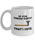 Axe Throwing Gift Axe Thrower Present Axe Throwing Mug So You Throw Darts Graphic Tee – Everyday Comfort · Perfect For Daily Wear