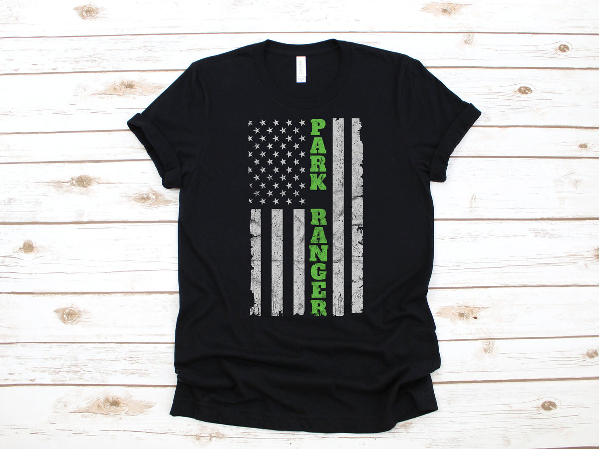 Park Ranger Thin Green Line Shirt American Flag USA TShirt July 4th Long Sleeve Sweatshirt Hoodie Tank Top Hoodie – Feel-Good Design · Great Gift For Fans