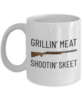 Clay Shooting Mug Skeet Shooting Gift Clay Pigeon Shooting Grillin39 Meat Shootin39 Skeet Graphic Tee – Soft Feel · Top Pick For Any Outfit