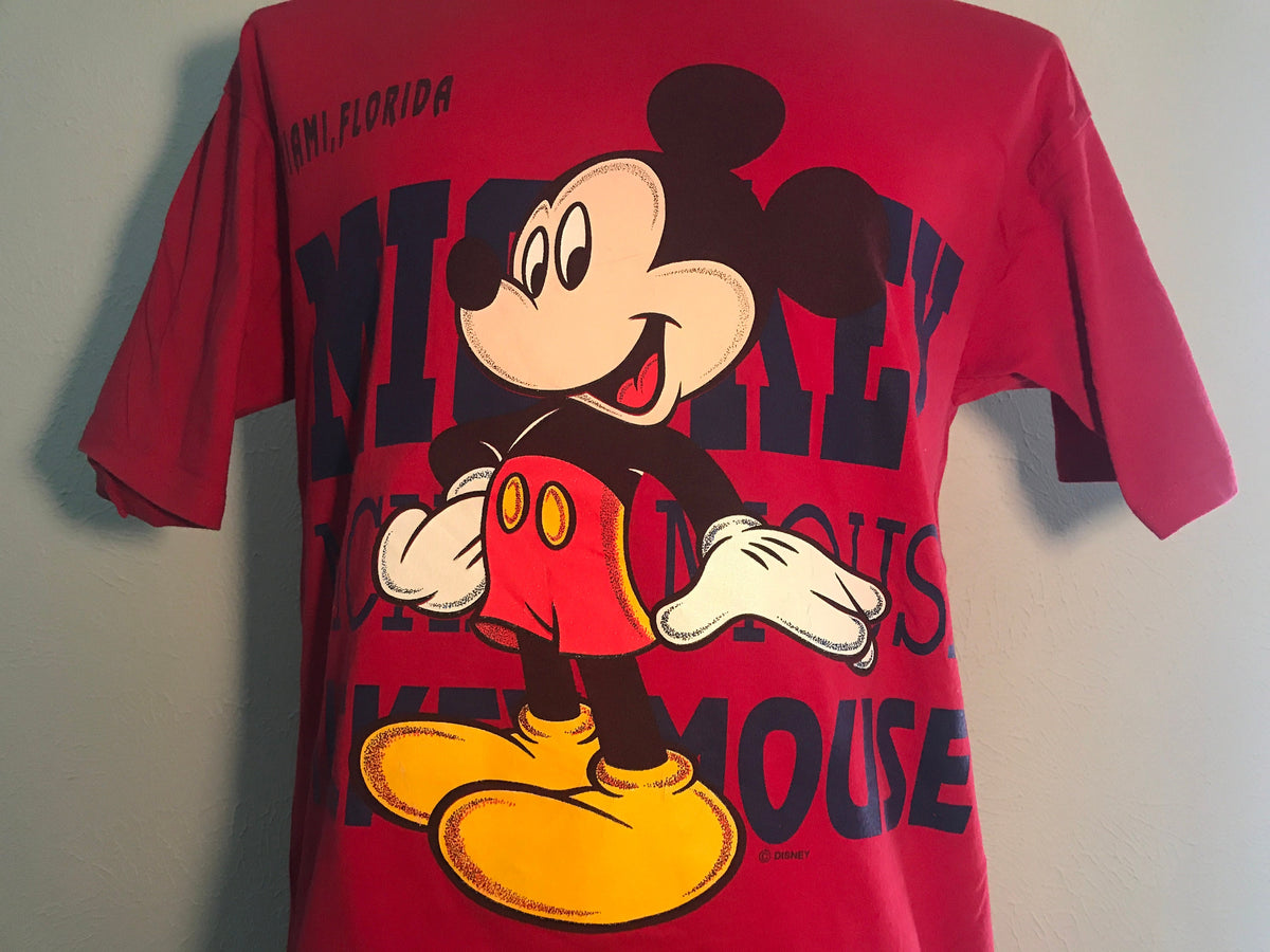 Vintage 9039s Mickey Mouse Walt Disney TShirt Size L Large Graphic Tee – Easygoing Wear · High-Quality Print