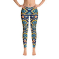 Navajo Indian Tribal Print Pattern Leggings for Women with Pink Hummingbirds Great for Everyday Wear Fitness Workout or Yoga Graphic Tee – Soft Feel · Great Gift For Fans