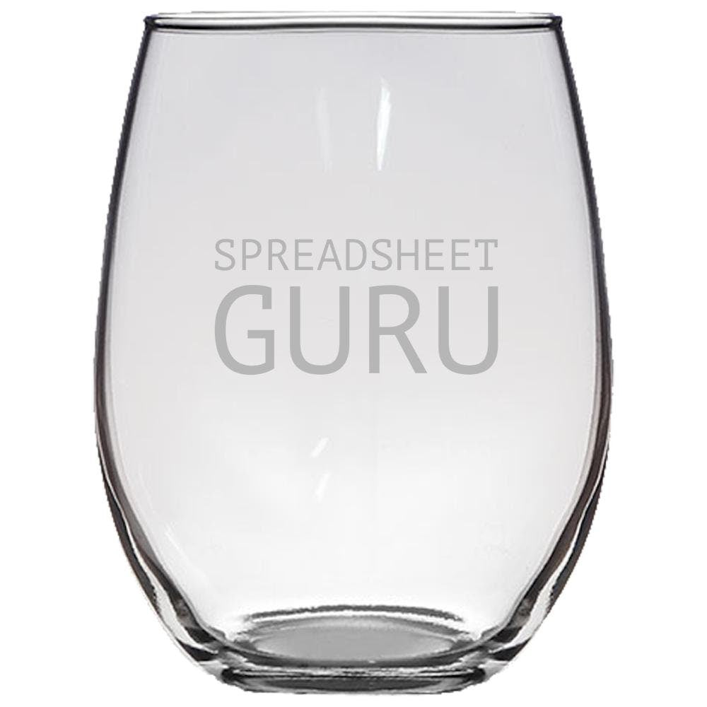 Funny Accountant Stemless Wine Glass Accountant Gift Idea Accounting Present Bookkeeper Gift Idea Spreadsheet Guru Graphic Tee – Everyday Comfort · Great Gift For Fans