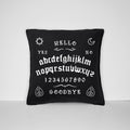 Spirit Board Inspired Cushion Black Goth Talking Board Cushion Gothic Home Decor Graphic Tee – Premium Graphic · Top Pick For Any Outfit