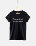 Black Goth TShirt Go To Hell But Take Me With You Gothic TShirt Halloween Satan Shirt Graphic Tee – Soft Feel · Top Pick For Any Outfit