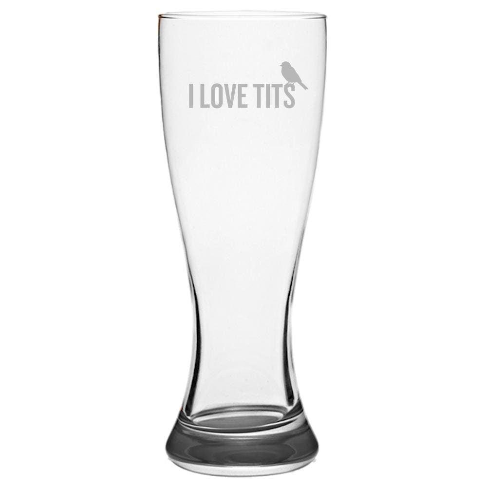 Funny Birdwatching Pilsner Glass Birding Gift Idea Bird Watching Present For Birder Ornithologist Beer Glass I Love Tits Graphic Tee – Feel-Good Design · Trending Graphic Apparel