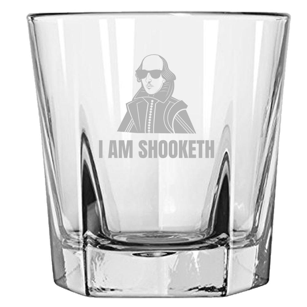 Funny Shakespeare Rocks Glass Shakespeare Gift Thespian Gift Idea English Teacher Gift I Am Shooketh Whiskey Tumbler Graphic Tee – Premium Graphic · Must-Have Style