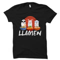 Llama Lover Shirt Ramen Shirt Llama TShirt Gift for Llama Llama Shirt Llama Lover Gift Ramen Gift Llama Theme Llama Party OS3019 Graphic Tee – Feel-Good Design · High-Quality Print