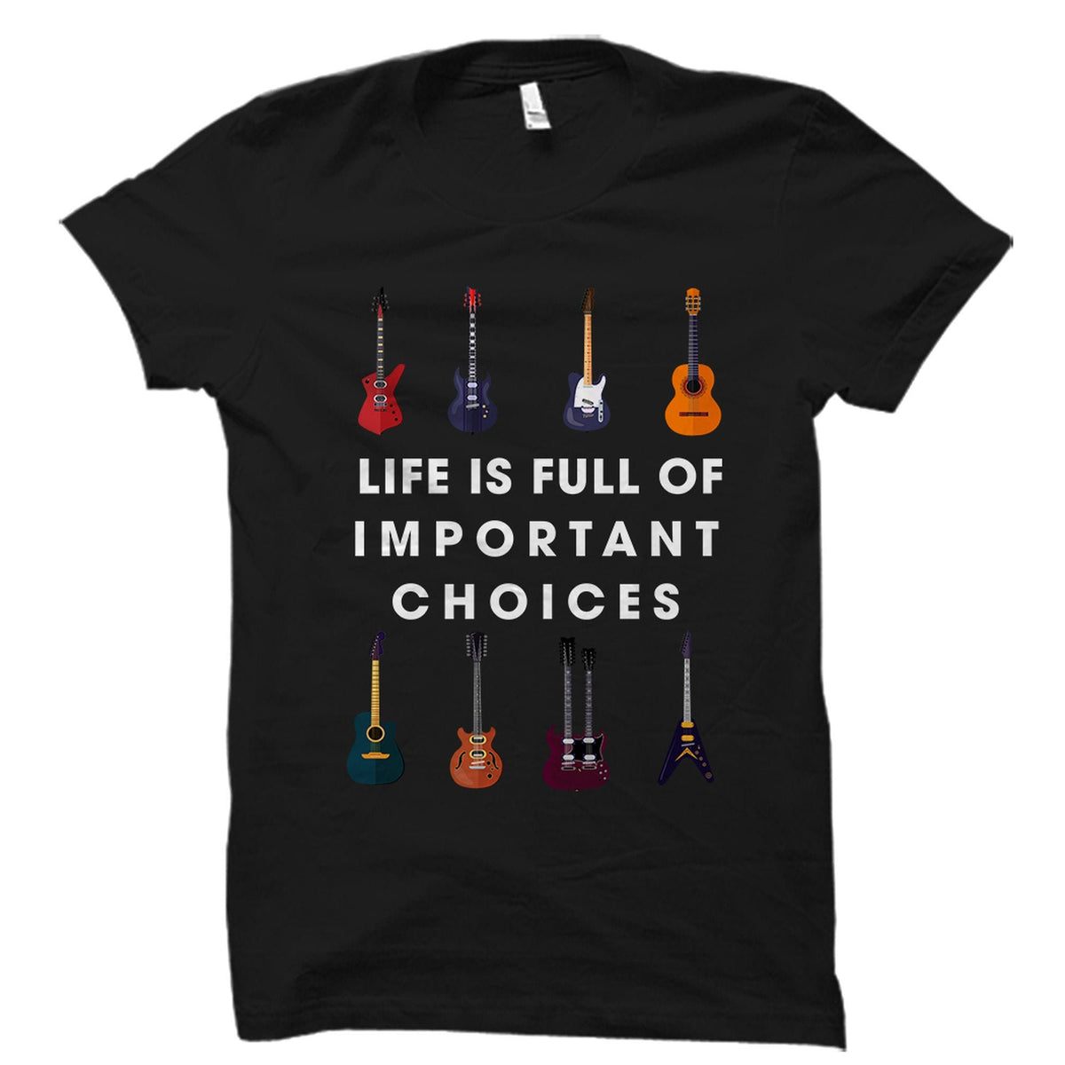 Guitar Shirt Guitar Player Gift Guitarist Gift Gift For Guitarist Guitar Shirts Guitar Gift Guitar TShirt Guitar Tee Music Shirt OS5806 Graphic Tee – Fan Favorite · Perfect For Daily Wear