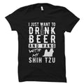 Shih Tzu Shirt Shih Tzu Gift Shih Tzu Beer Shirt Dog Lover Shirt Dog Lover Gift Dog Shirt Dog Owner Gift Shih Tzu TShirt OS3253 Graphic Tee – Soft Feel · Trending Graphic Apparel