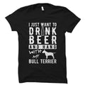 Bull Terrier Shirt Bull Terrier Gift Bull Terrier Beer Shirt Dog Lover Shirt Dog Lover Gift Dog Shirt Dog Owner Gift OS3891 Graphic Tee – Soft Feel · High-Quality Print